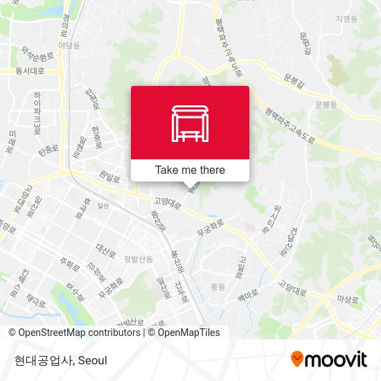 현대공업사 map