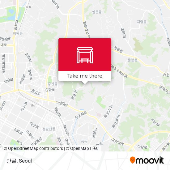 안골 map