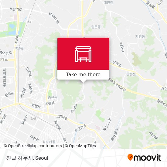 진밭.하누시 map