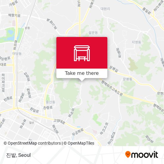 진밭 map