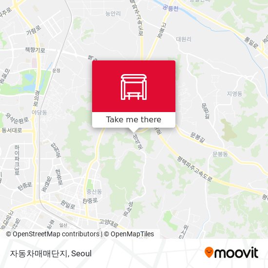 자동차매매단지 map