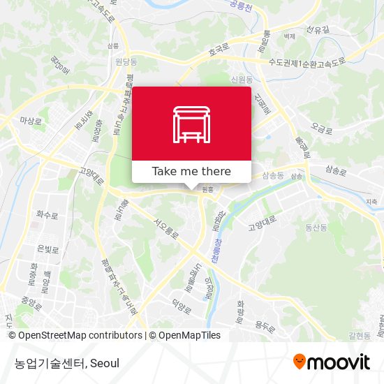 농업기술센터 map