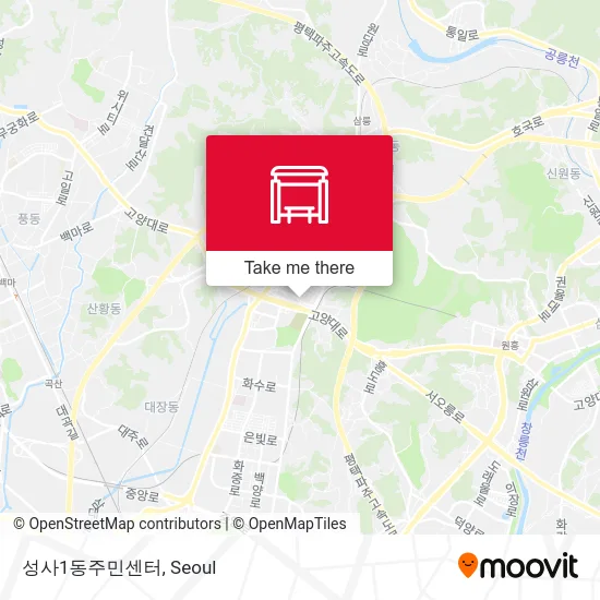 성사1동주민센터 map