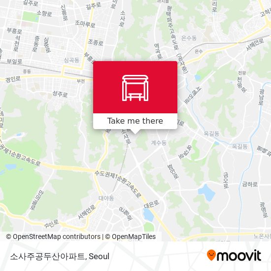 소사주공두산아파트 map