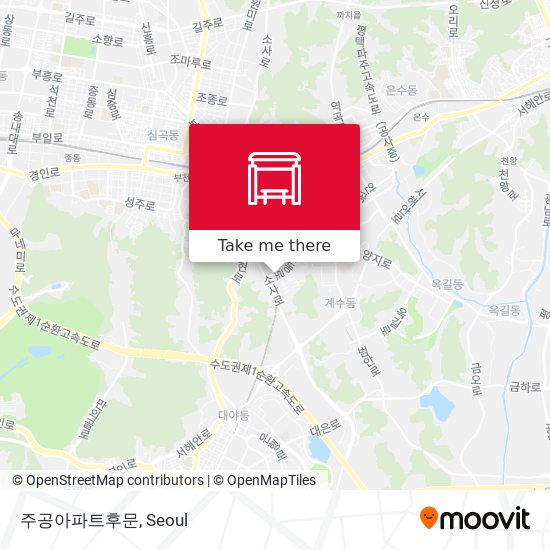 주공아파트후문 map