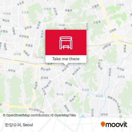 한양슈퍼 map