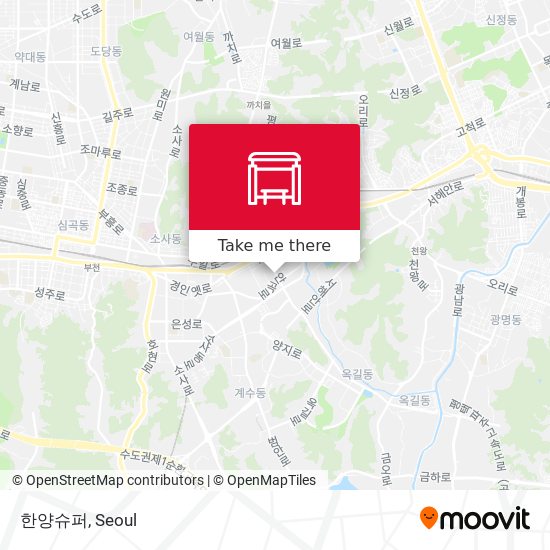 한양슈퍼 map