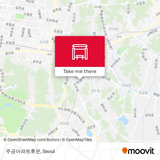 주공아파트후문 map