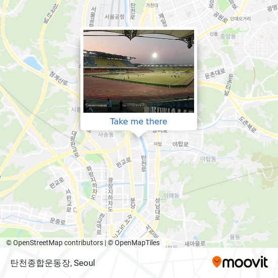 탄천종합운동장 map