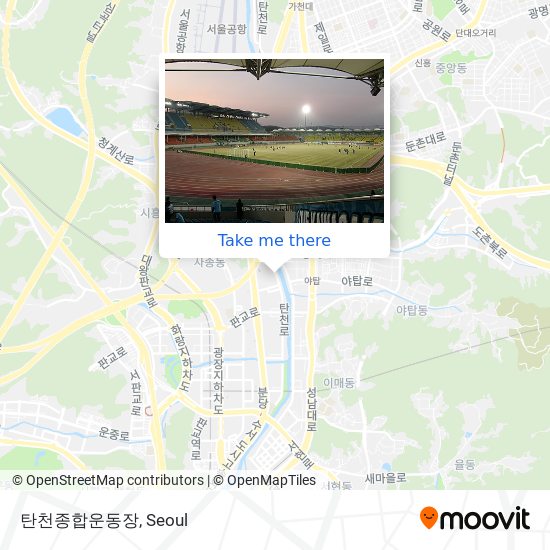 탄천종합운동장 map