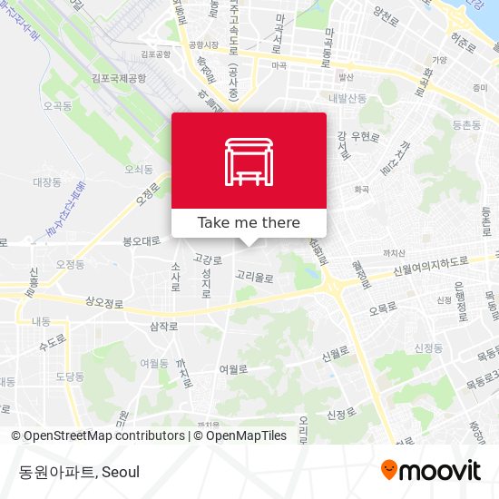 동원아파트 map