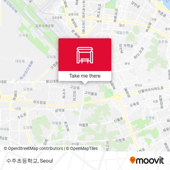 수주초등학교 map