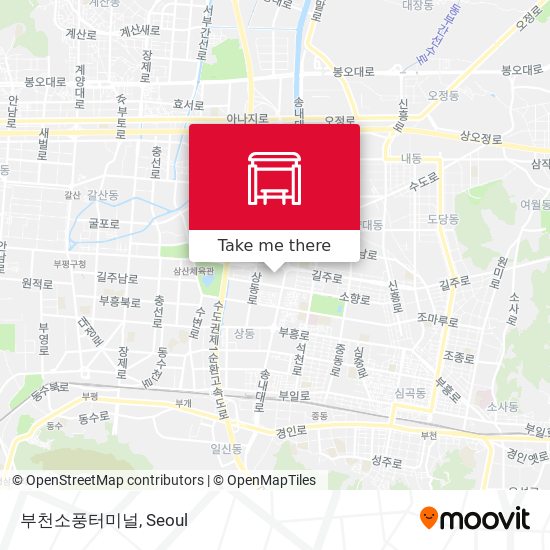 부천소풍터미널 map
