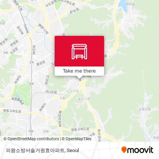 의왕소방서솔거원효아파트 map