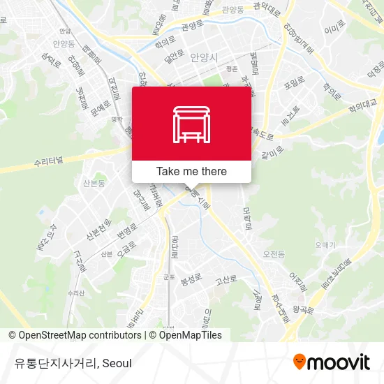 유통단지사거리 map