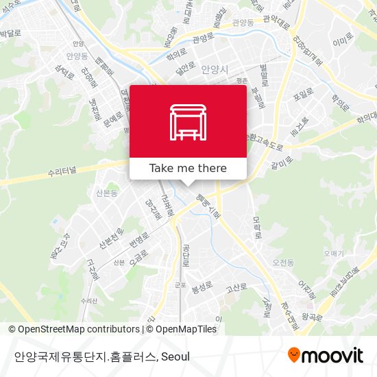 안양국제유통단지.홈플러스 map