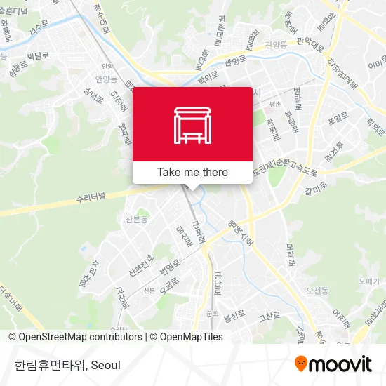 한림휴먼타워 map