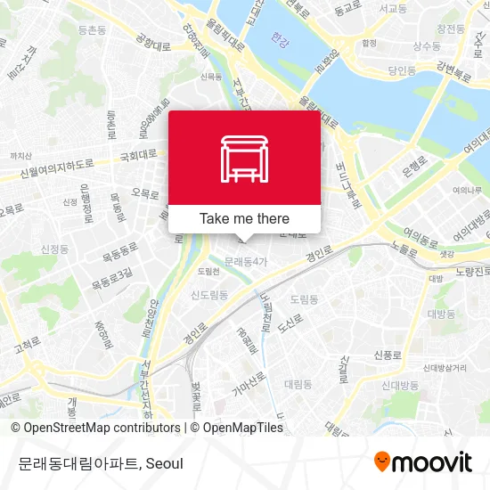 문래동대림아파트 map