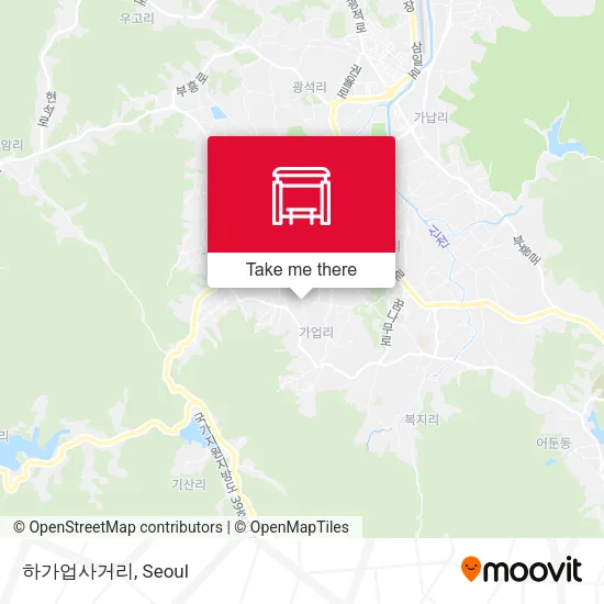 하가업사거리 map