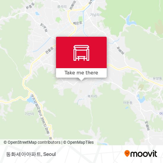 동화세아아파트 map