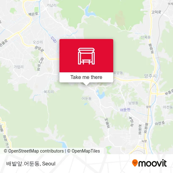 배밭앞.어둔동 map