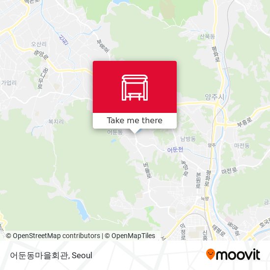 어둔동마을회관 map