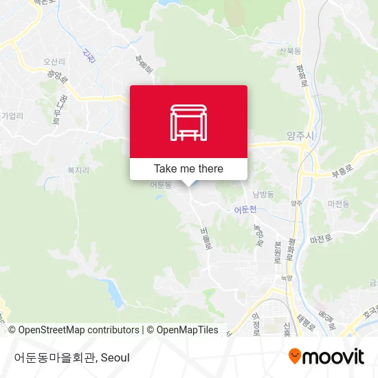어둔동마을회관 map
