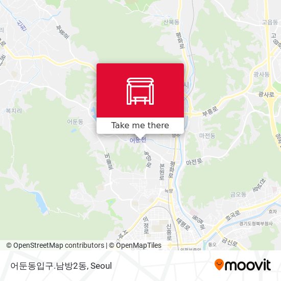 어둔동입구.남방2동 map