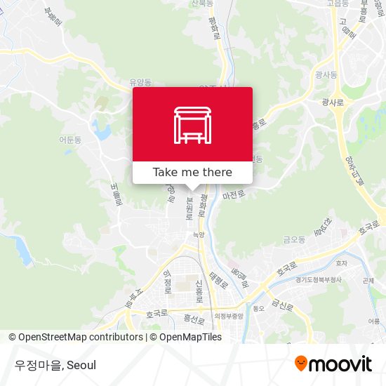 우정마을 map
