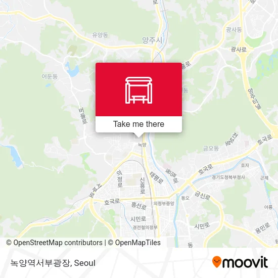 녹양역서부광장 map