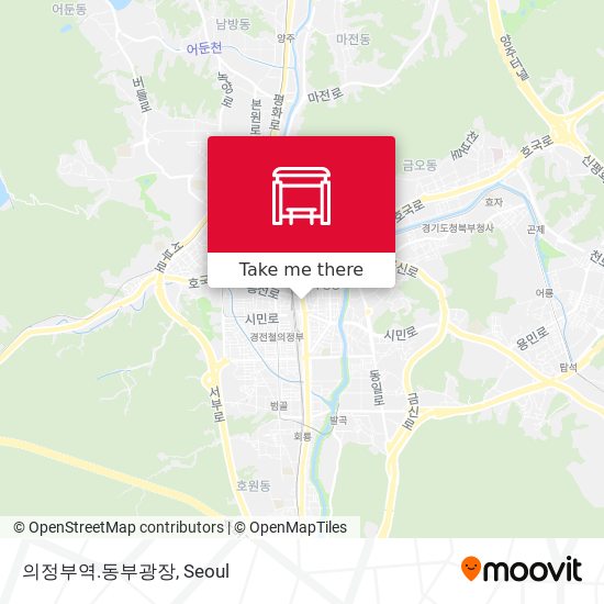 의정부역.동부광장 map