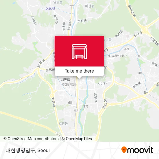 대한생명입구 map
