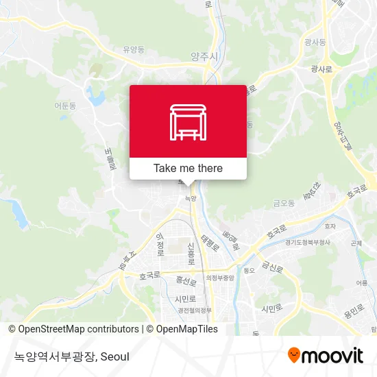 녹양역서부광장 map