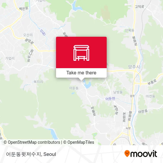 어둔동윗저수지 map