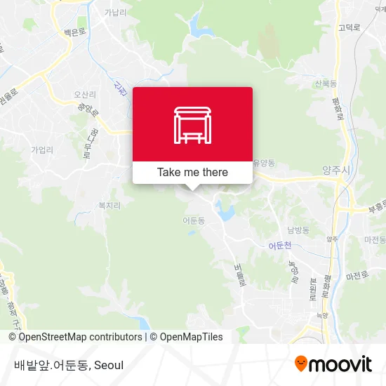 배밭앞.어둔동 map