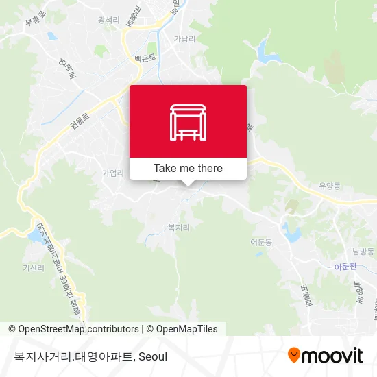 복지사거리.태영아파트 map