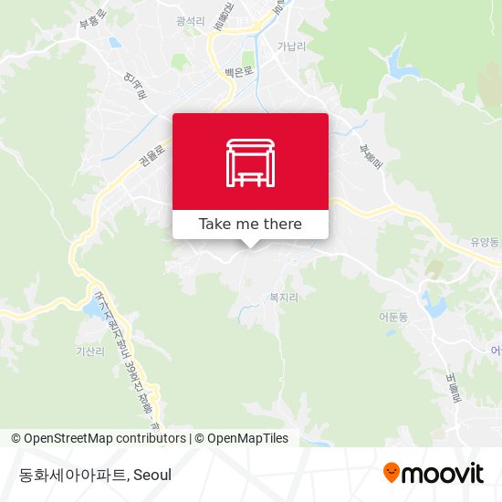 동화세아아파트 map