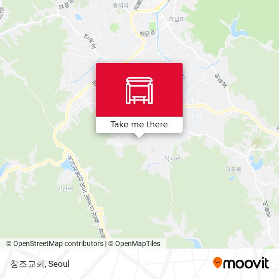 창조교회 map