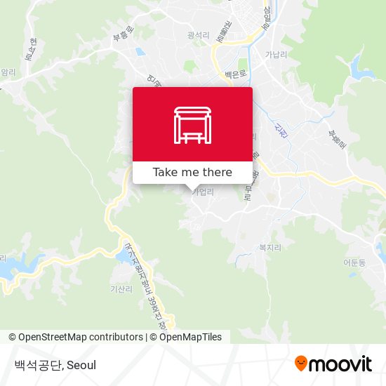 백석공단 map