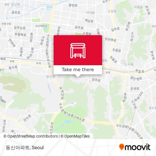 동신아파트 map