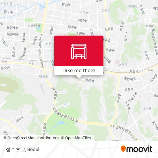 성주초교 map