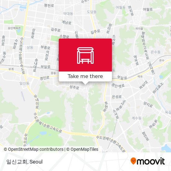 일신교회 map