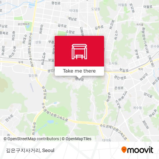 깊은구지사거리 map