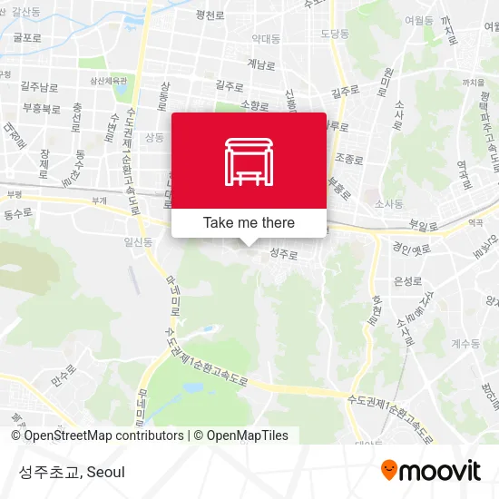 성주초교 map