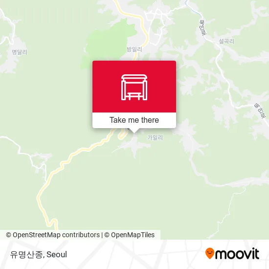 유명산종 map