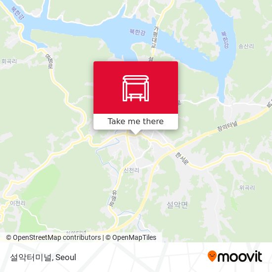 설악터미널 map