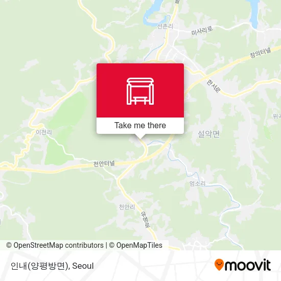 인내(양평방면) map