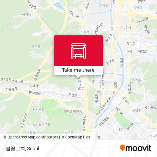 불꽃교회 map