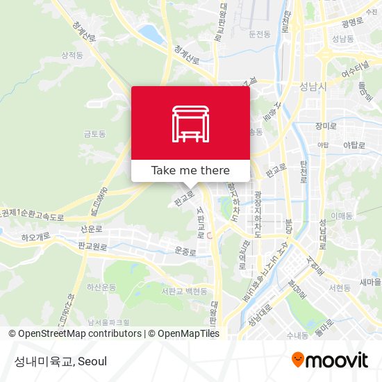 성내미육교 map