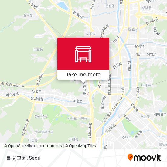 불꽃교회 map